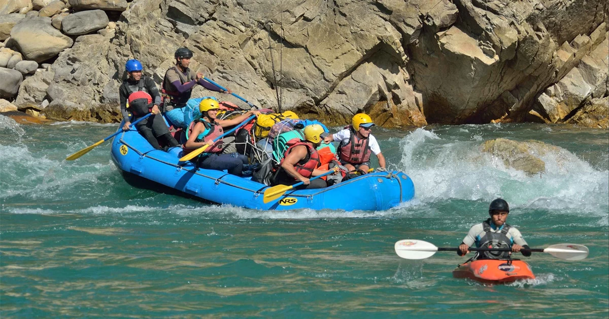 Sunkoshi rafting photo placeholder — replace with a rafting photo, 800×600